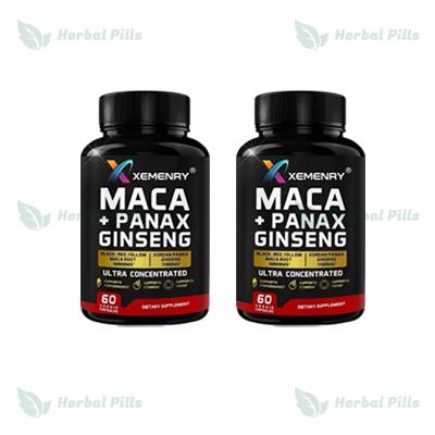 Maca + Panax Ginseng Potency enhancing capsules