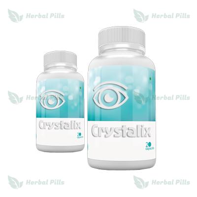 Crystalix দৃষ্টি উন্নত করতে ক্যাপসুল