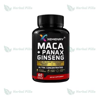 Maca + Panax Ginseng Potency enhancing capsules